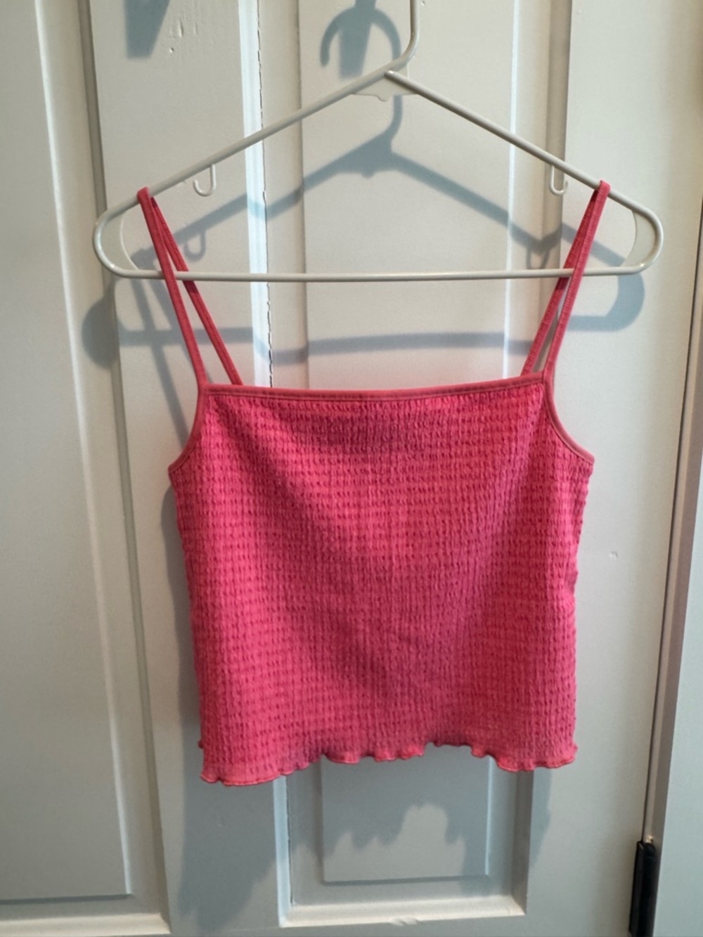 Wilfred Pink Smocked Textured Cami